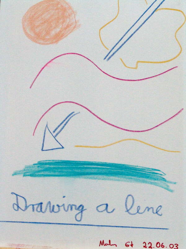 Drawing a line